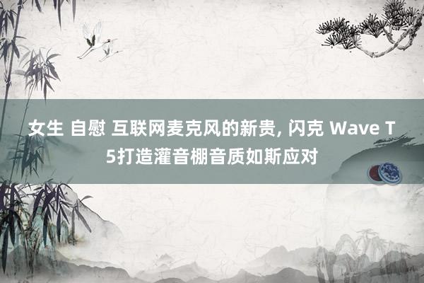 女生 自慰 互联网麦克风的新贵， 闪克 Wave T5打造灌音棚音质如斯应对